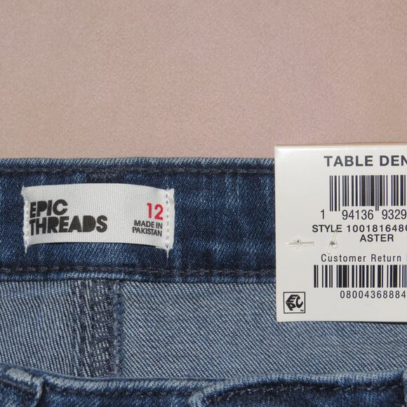 Epic Threads Aster Wash Denim Girls Skinny Jeans - Picture 5 of 7